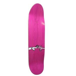John Montesi Alien Reach Out And Touch 8.875"x 31.8" Skateboard Deck Lilac/Red